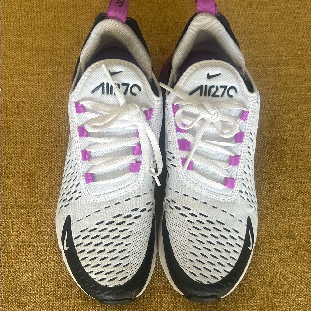 Nike Air Max 270 Women's White, Black-Fuchsia Dream Sneakers